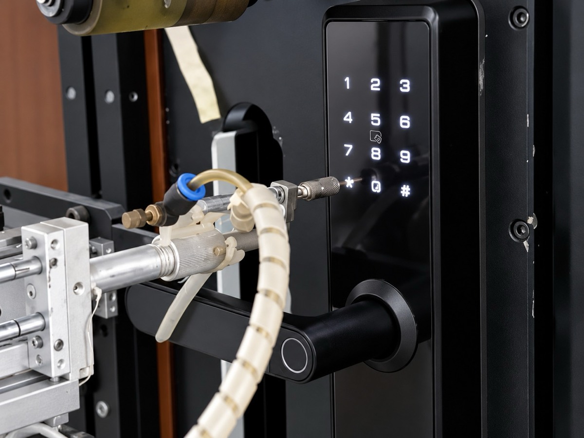 smart door lock mechanical durability and quality testing